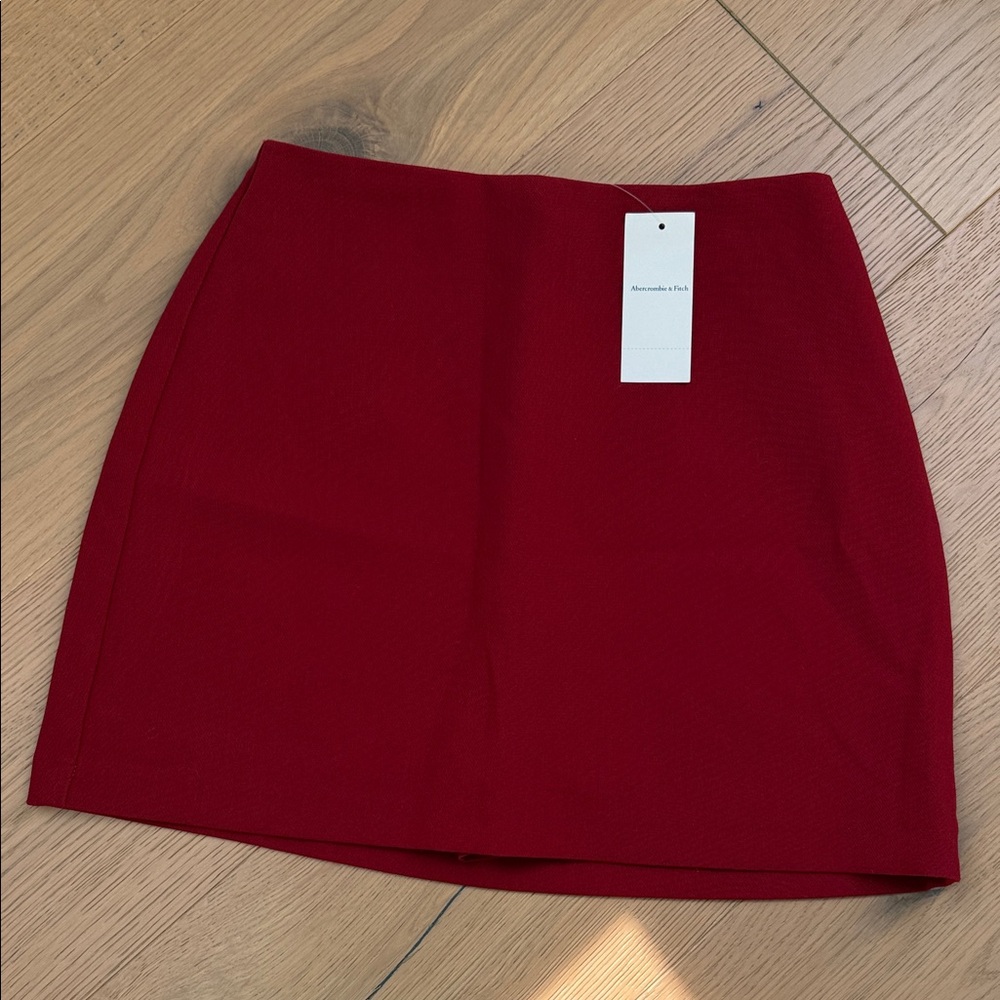 Abercrombie NWT Red Mini Skirt with Built in Shorts